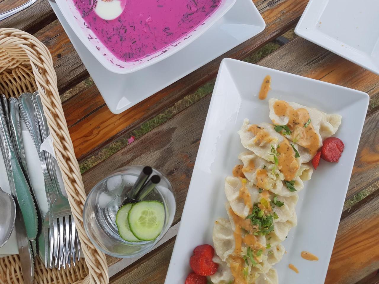 Folwark Tumiany Pokoje & Restauracja Buitenkant foto